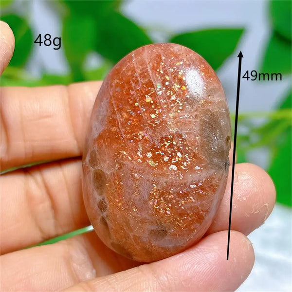 Gold Sunstone Palm Stone-ToShay.org