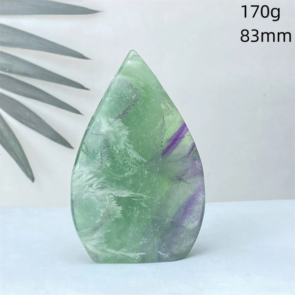 Green Feather Fluorite Torch-ToShay.org