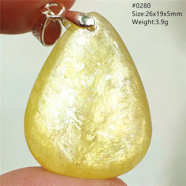 Gold Lepidolite Pendant-ToShay.org