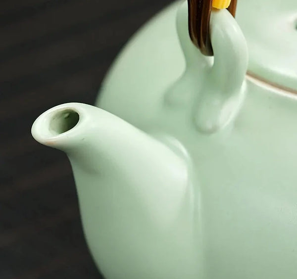 Ru Kiln Ceramic Teapot-ToShay.org