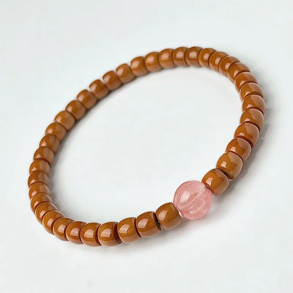 Brown Olive Seed Bracelet-ToShay.org