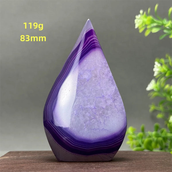 Purple Agate Torch-ToShay.org