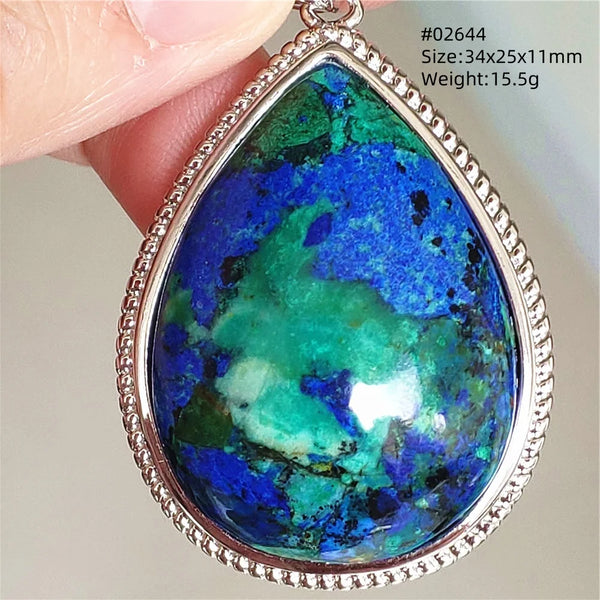 Blue Azurite Pendant-ToShay.org