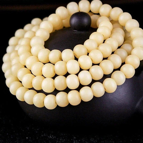 White Camel Bone Beads-ToShay.org