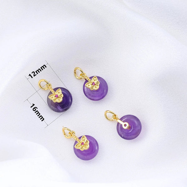 Gold Amethyst Beads-ToShay.org