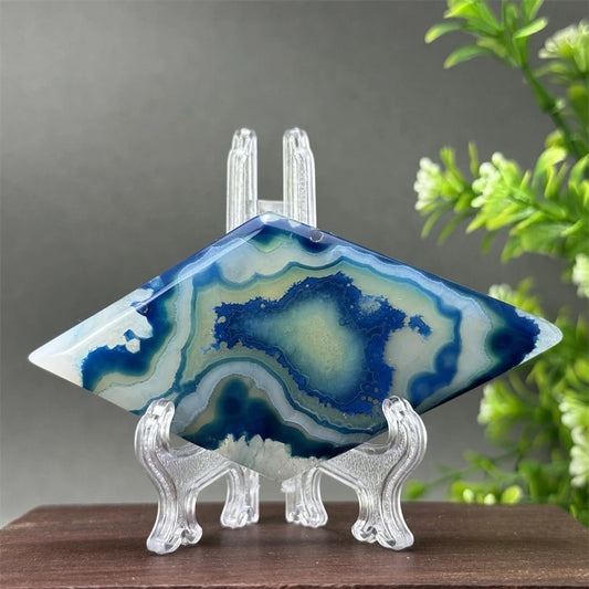 Blue Agate Lace Diamond-ToShay.org