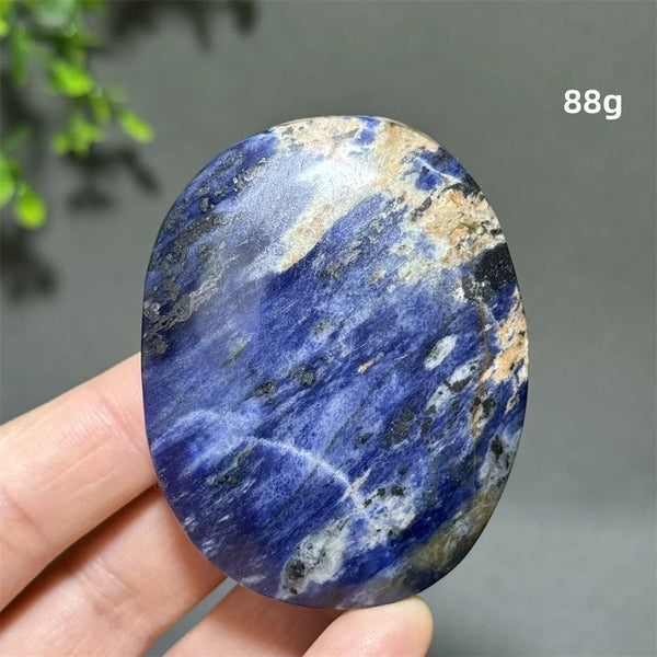 Blue Sodalite Palm Stone-ToShay.org