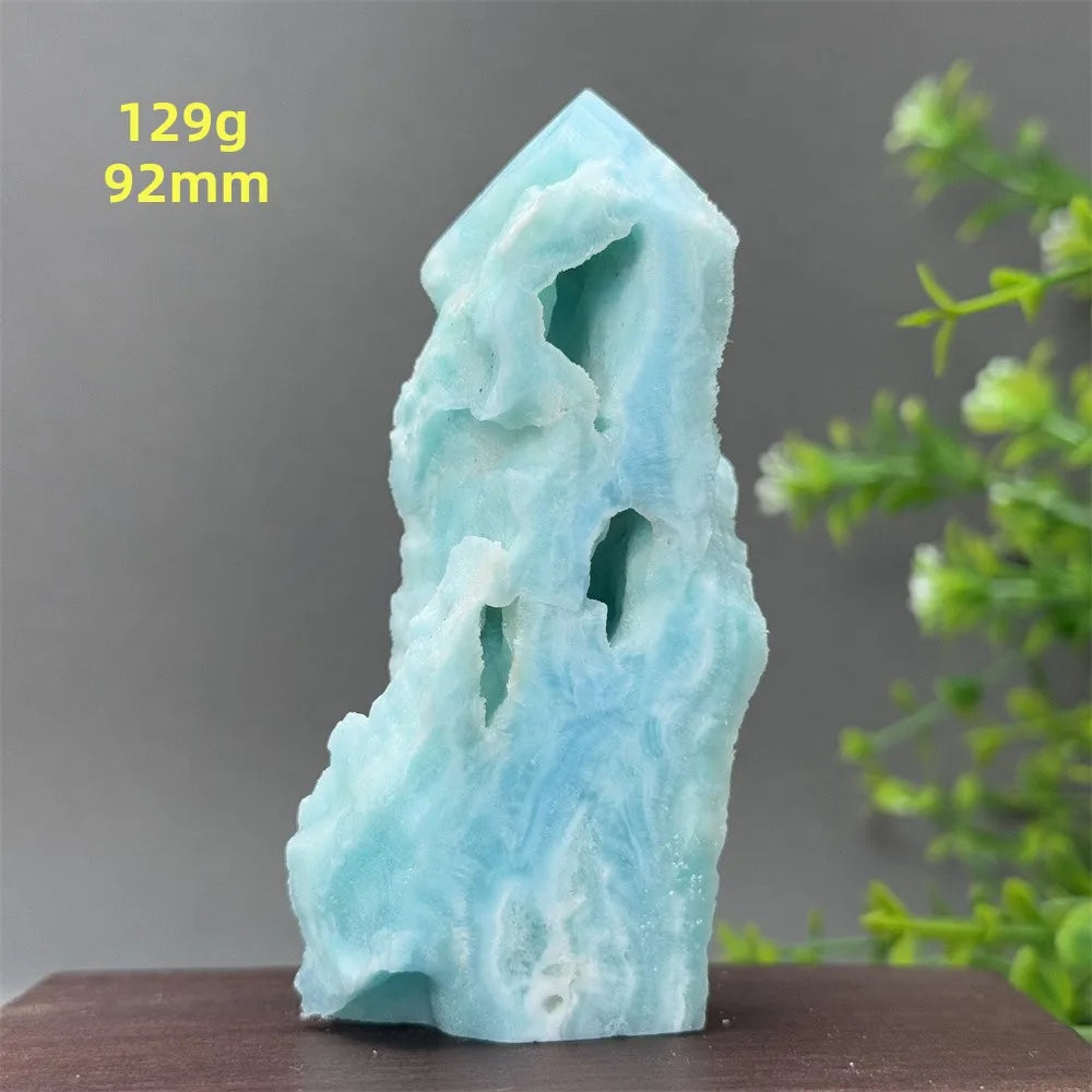 Blue Heteropolar Crystal Point-ToShay.org