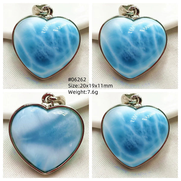 Blue Larimar Pendant-ToShay.org