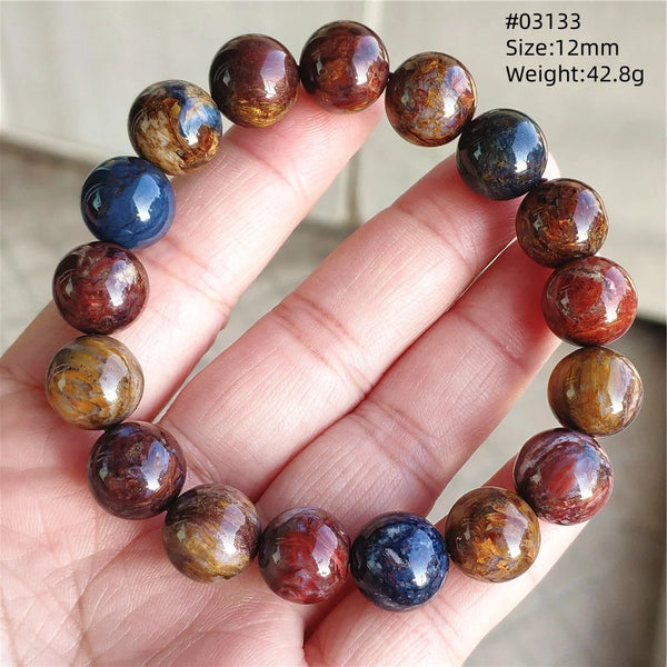 Blue Red Pietersite Bracelet-ToShay.org