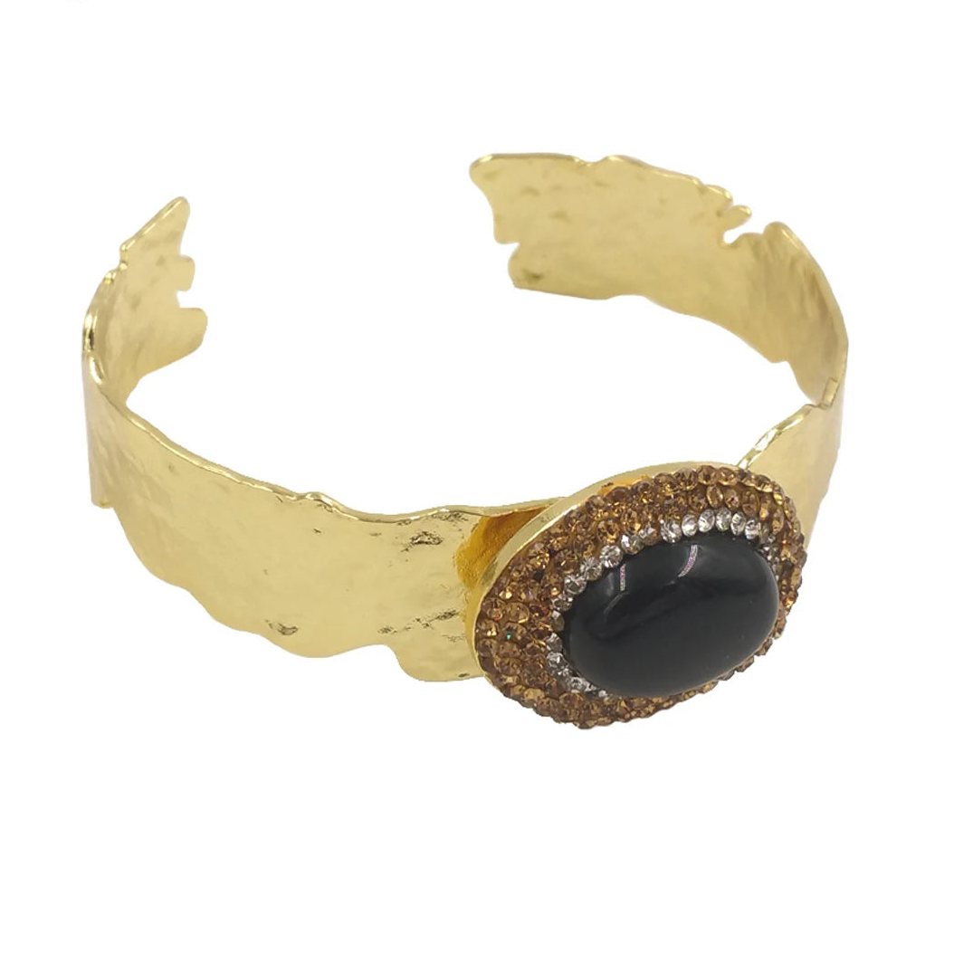 Mixed Crystal Cuff Bracelets-ToShay.org