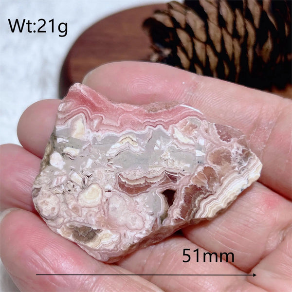Pink Rhodochrosite Slice-ToShay.org