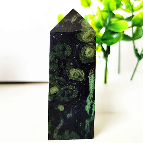 Green Peacock Eye Wand-ToShay.org