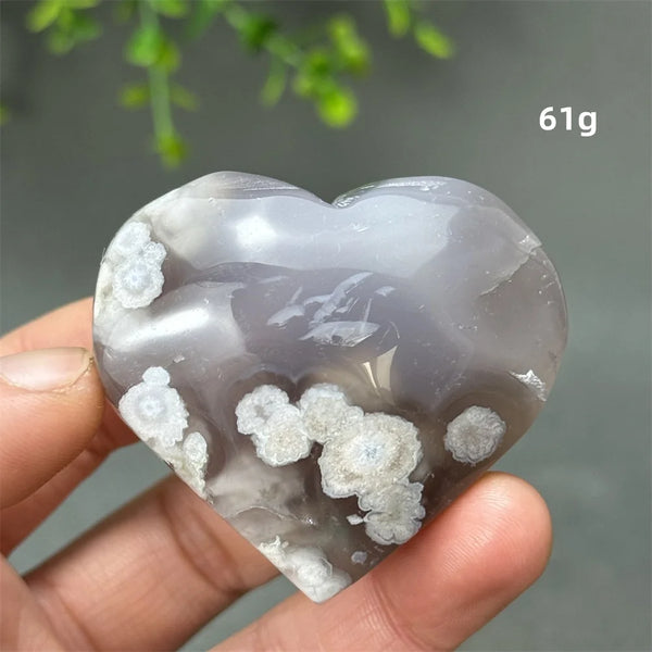 Black Cherry Agate Heart-ToShay.org