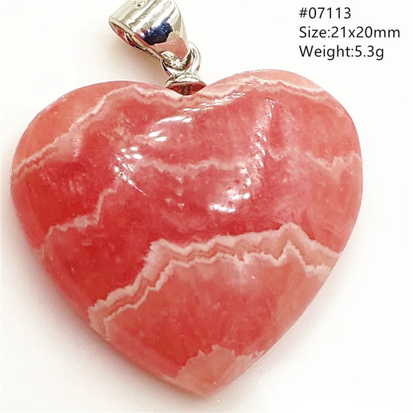 Red Rhodochrosite Pendant-ToShay.org