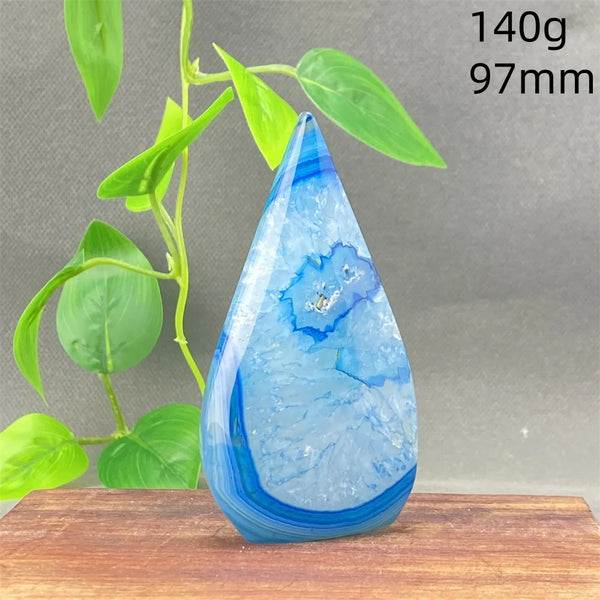 Blue Agate Torch-ToShay.org