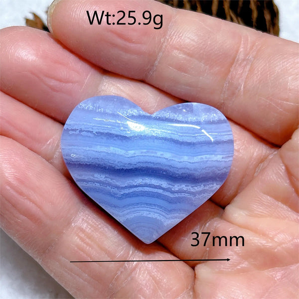 Blue Lace Agate Heart-ToShay.org