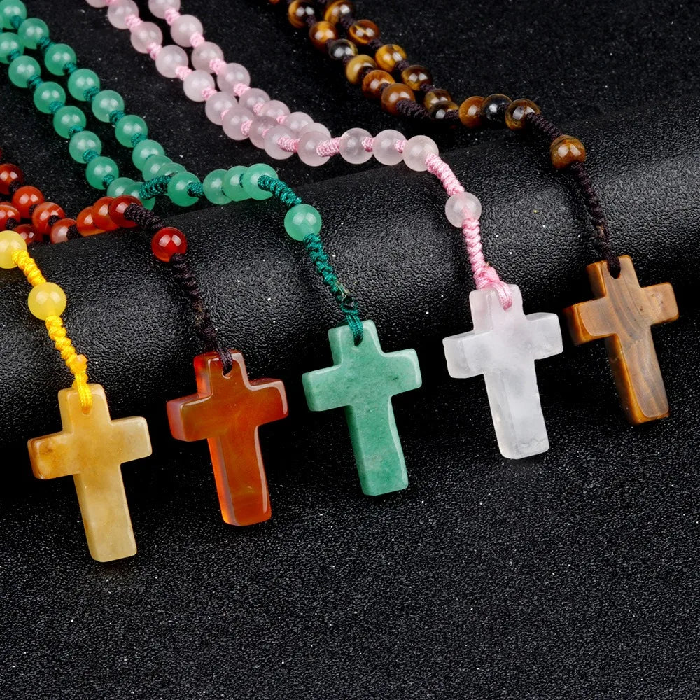 Mixed Crystal Bead Rosary-ToShay.org