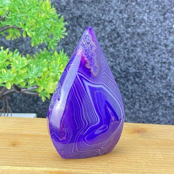 Purple Agate Torch-ToShay.org