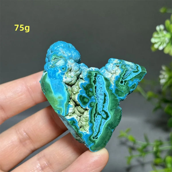 Green Peacock Rough Stone-ToShay.org