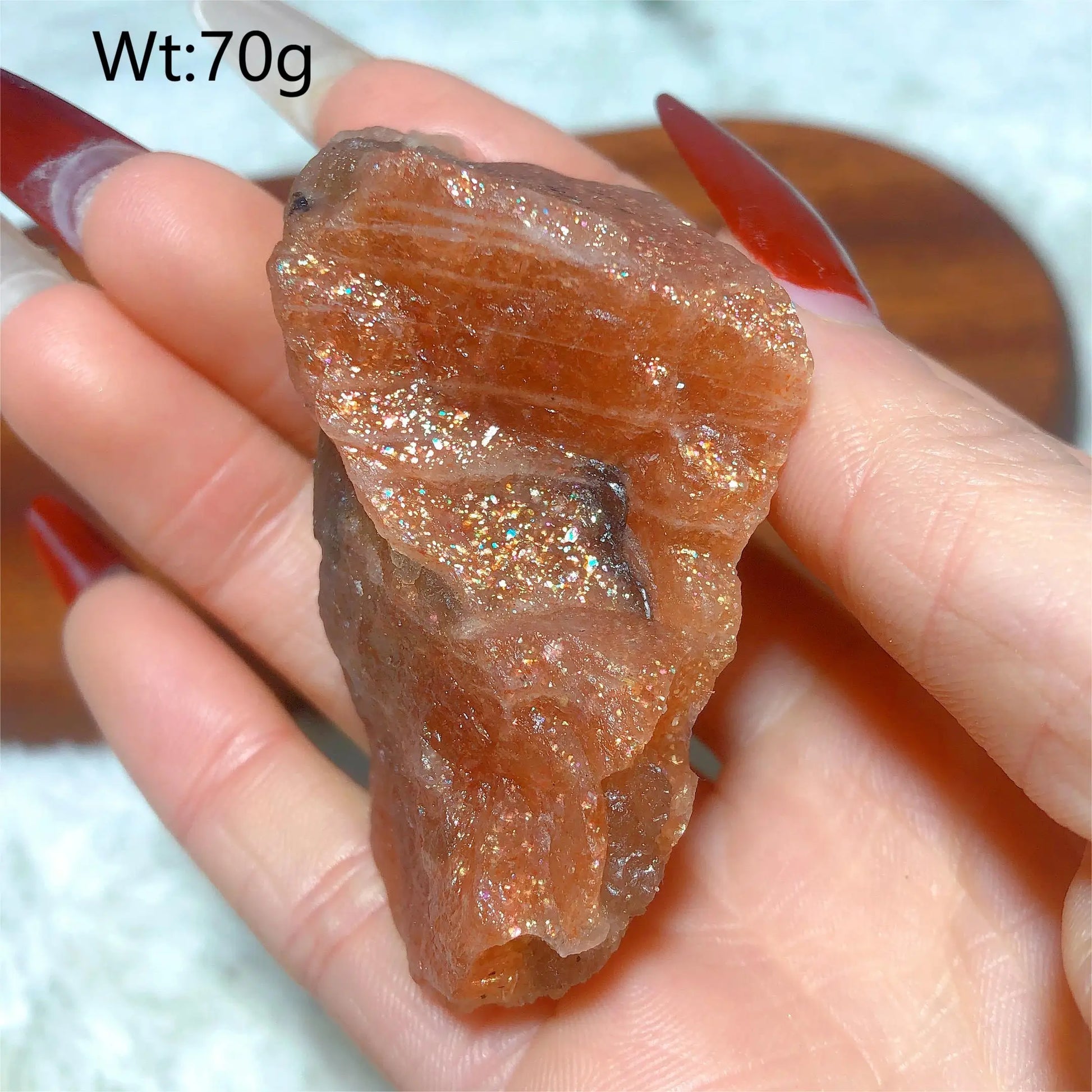 Orange Sunstone Crystal-ToShay.org