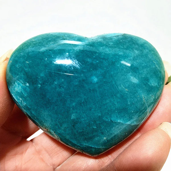 Blue Amazonite Stone Heart-ToShay.org