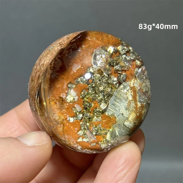 Yellow Chalcopyrite Crystal Ball-ToShay.org