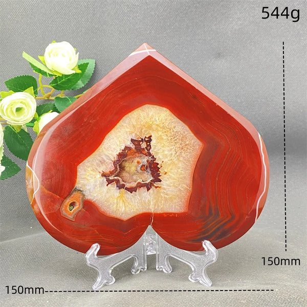 Red Agate Heart-ToShay.org