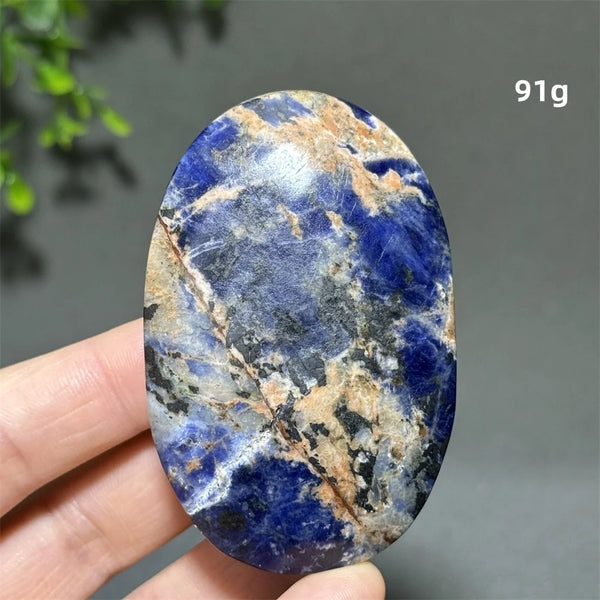 Blue Sodalite Palm Stone-ToShay.org