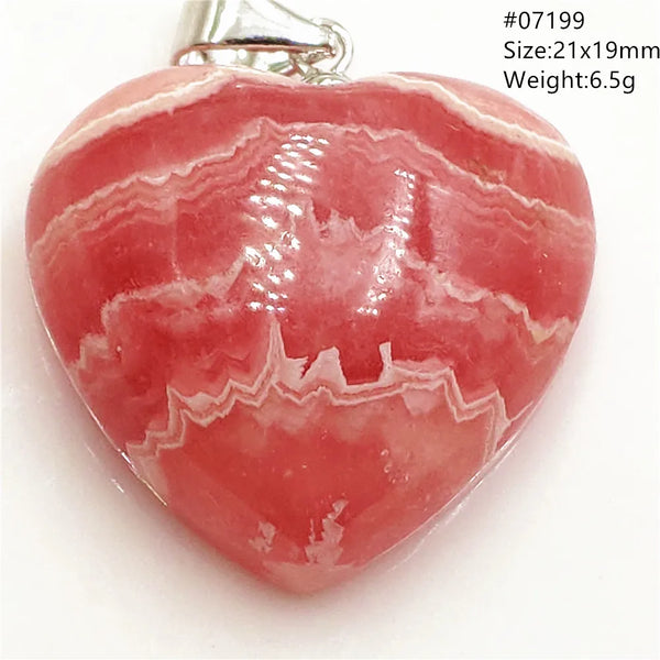 Red Rhodochrosite Pendant-ToShay.org