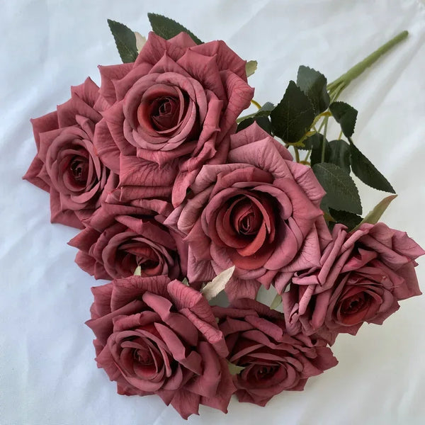 Rose Silk Flower Bouquets-ToShay.org
