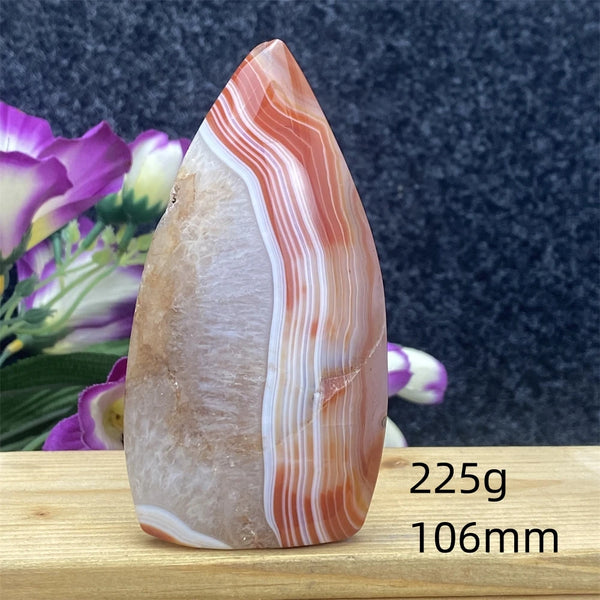Red Lace Agate Flame-ToShay.org