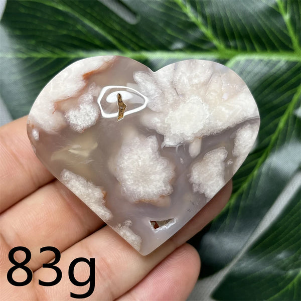 Pink Amethyst Agate Heart-ToShay.org