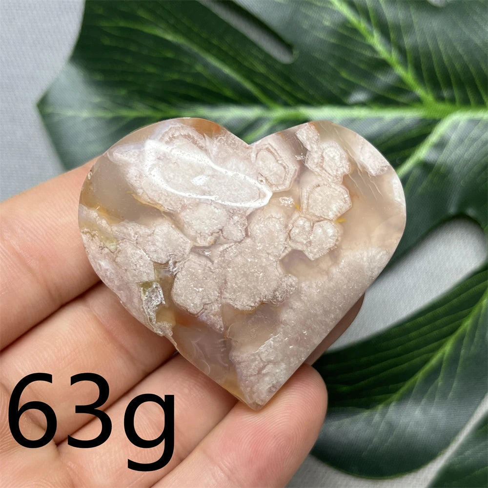 Pink Amethyst Agate Heart-ToShay.org