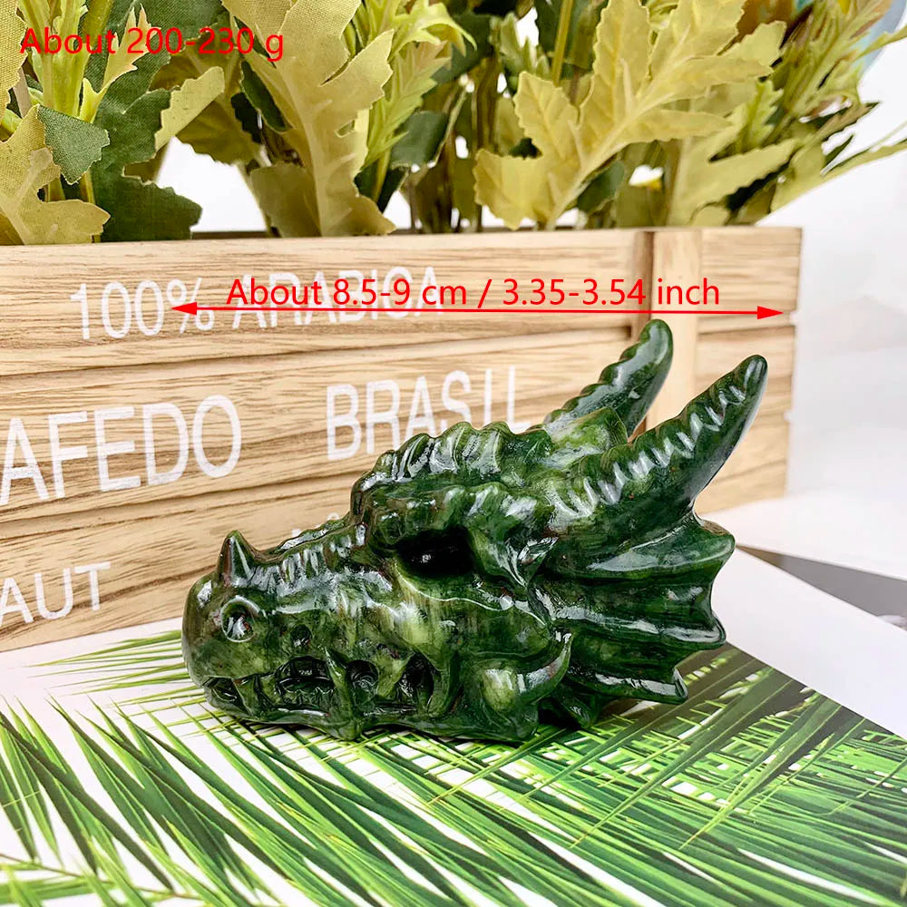 Green Jade Dragon Head-ToShay.org