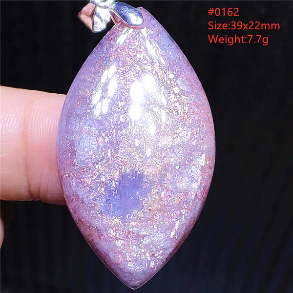 Blue Blood Red Lolite Pendant-ToShay.org