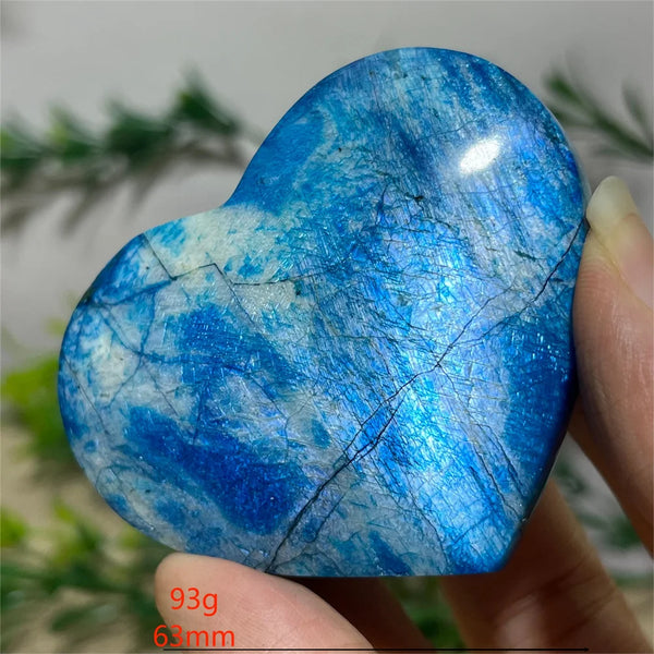 Blue Flash Moonstone Heart-ToShay.org