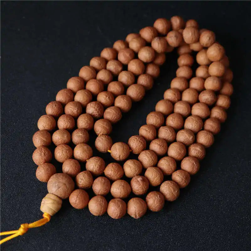 Brown Phoenix Eye Bodhi Mala-ToShay.org