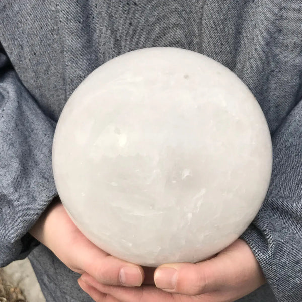 White Quartz Crystal Ball-ToShay.org