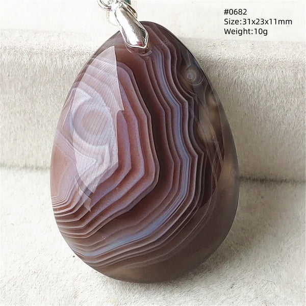 Grey Lace Agate Pendant-ToShay.org