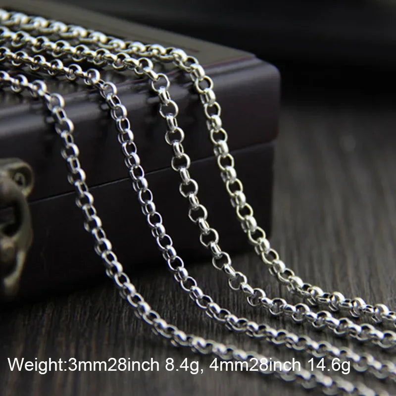 Silver Chain Necklaces-ToShay.org