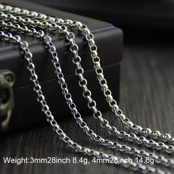 Silver Chain Necklaces-ToShay.org