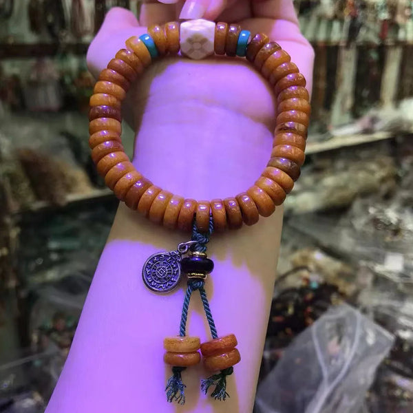 Brown Yak Bone Bracelet-ToShay.org