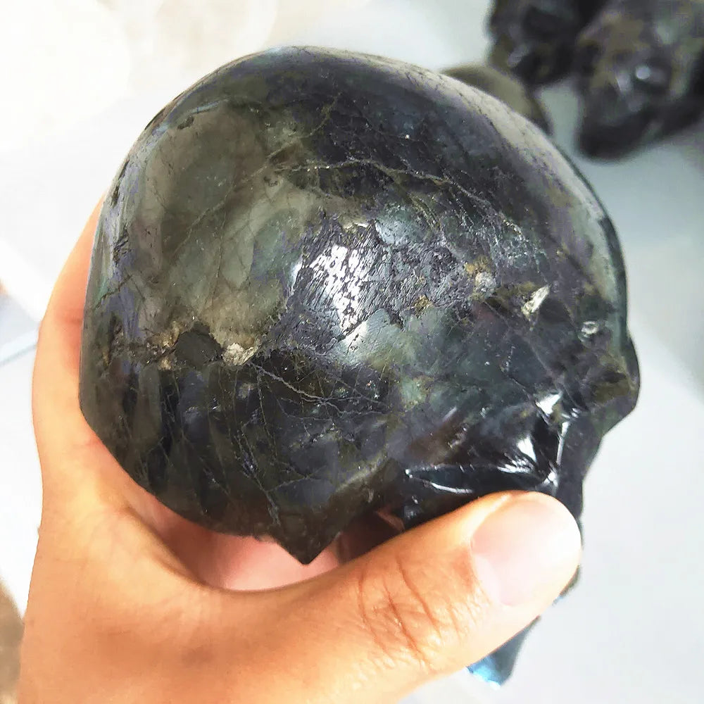 Blue Labradorite Skull-ToShay.org