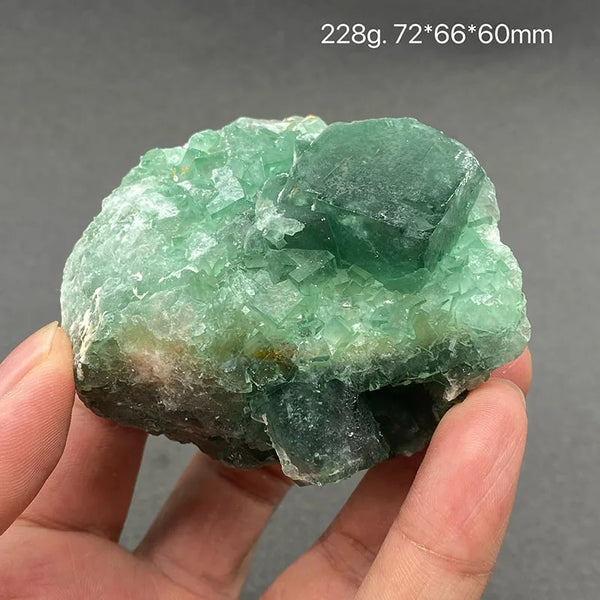 Green Fluorite Crystal-ToShay.org