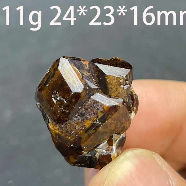 Red Garnet Quartz Cluster-ToShay.org