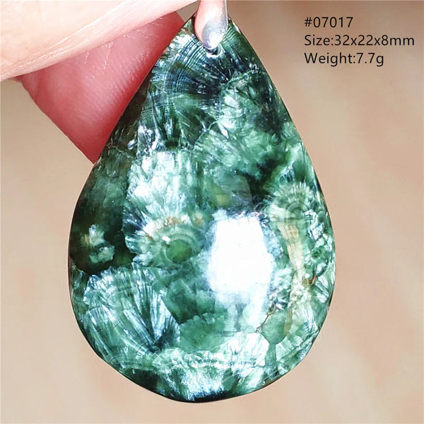 Green Seraphinite Pendant-ToShay.org