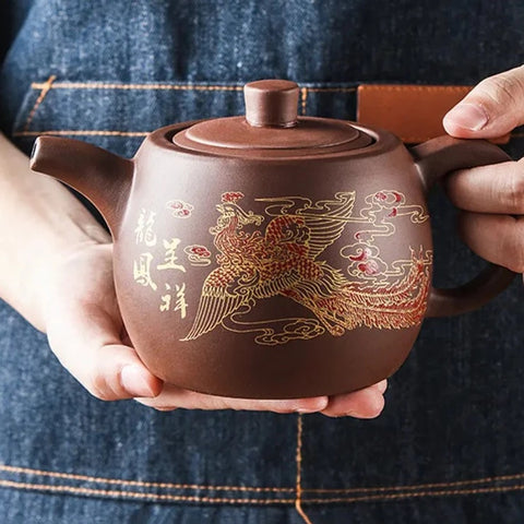 Yixing Clay Painted Teapots-ToShay.org