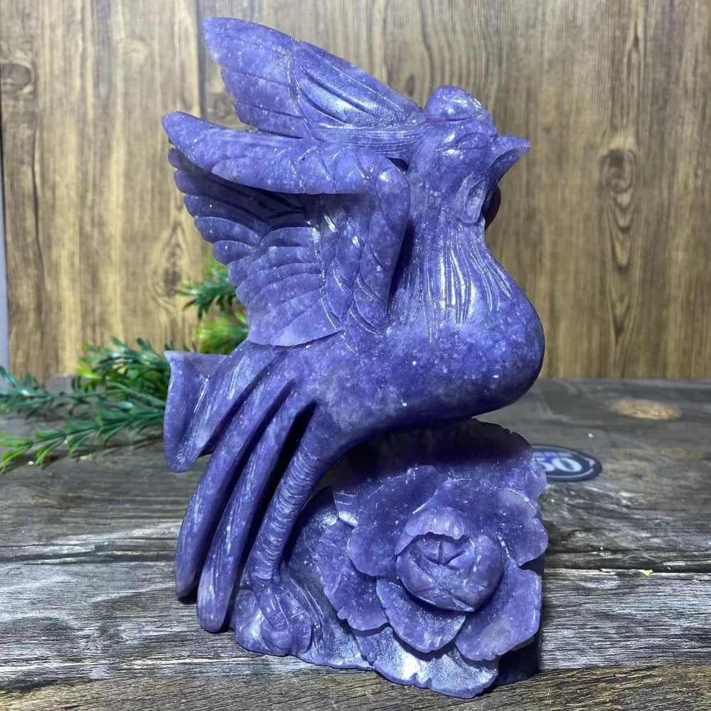 Purple Jade Phoenix Bird-ToShay.org