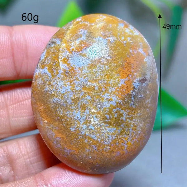 Ocean Jasper Palm Stone-ToShay.org